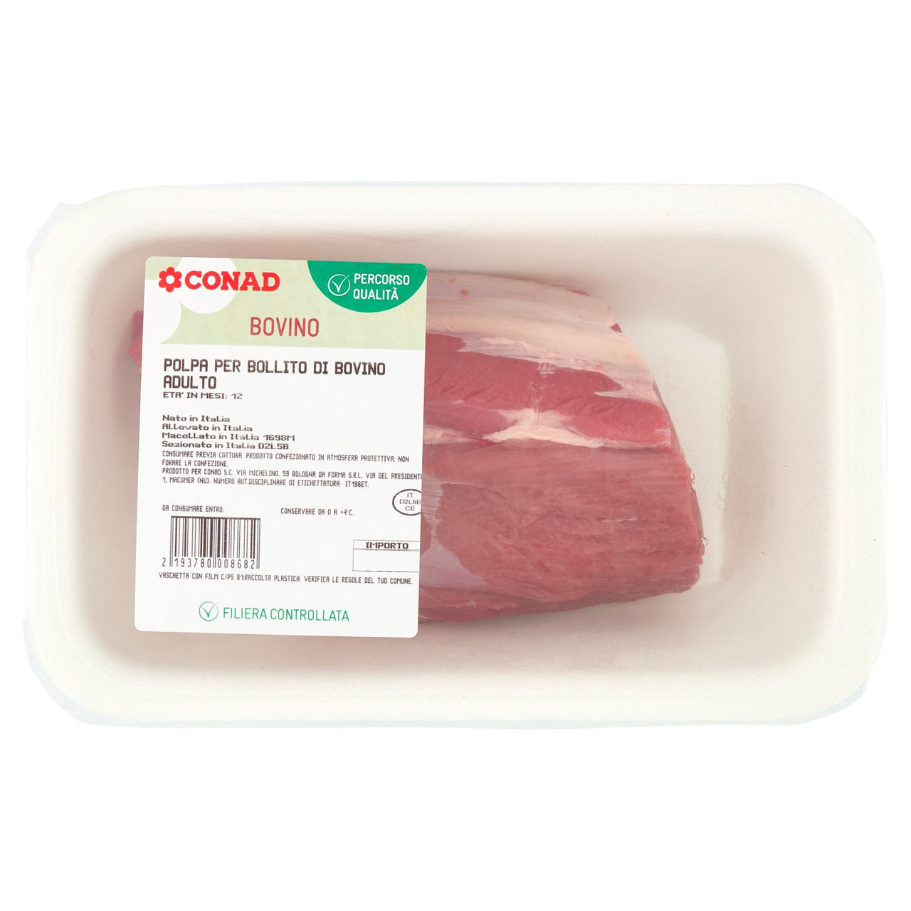 CONAD Percorso Qualità Polpa per Bollito di Bovino Adulto