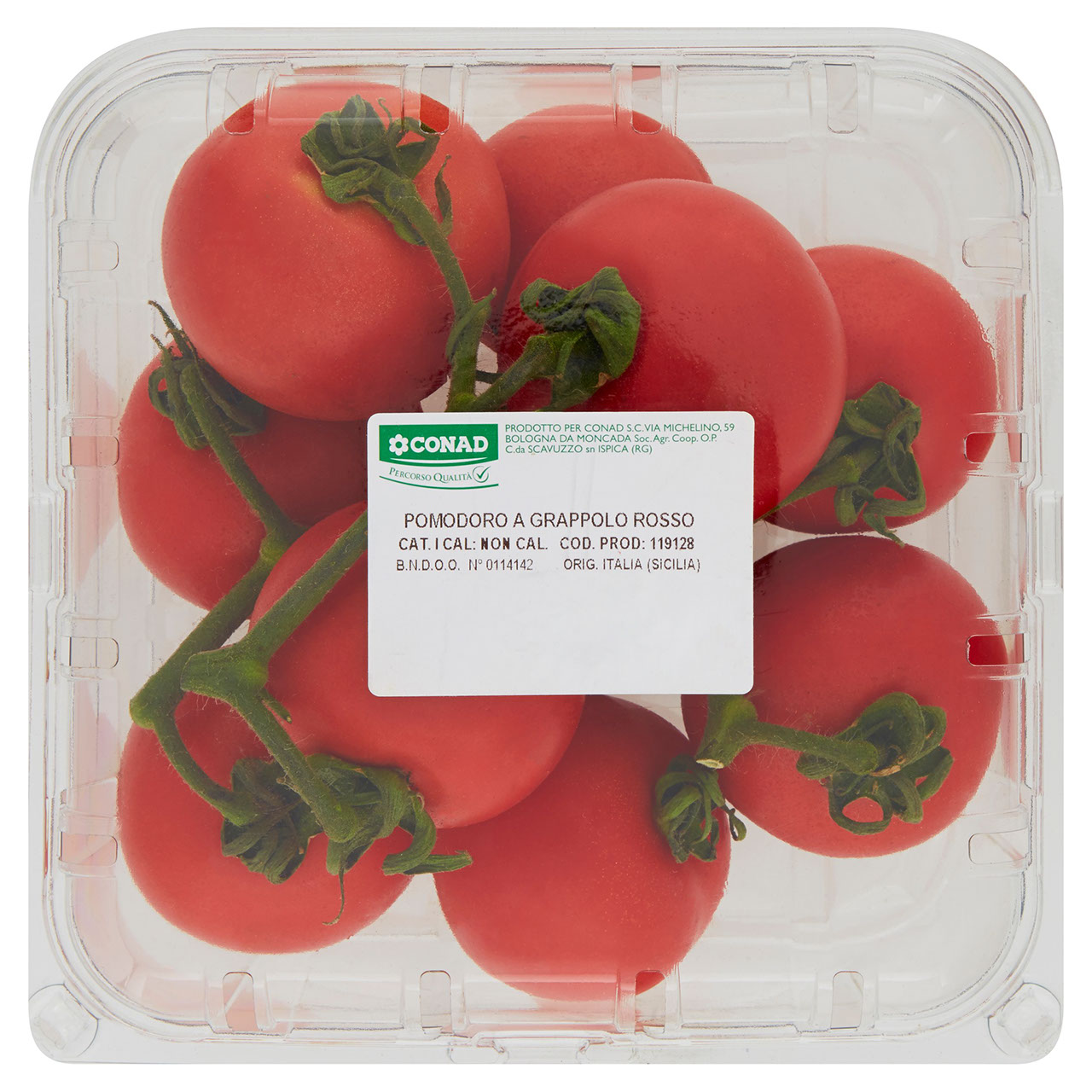 CONAD Percorso Qualità Pomodoro a Grappolo Rosso Italia 1000 g