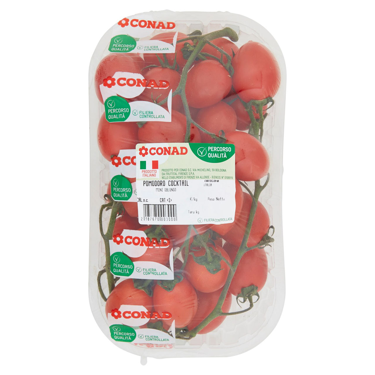 CONAD Percorso Qualità Pomodoro Cocktail Mini Oblungo Italia cal. n.c.