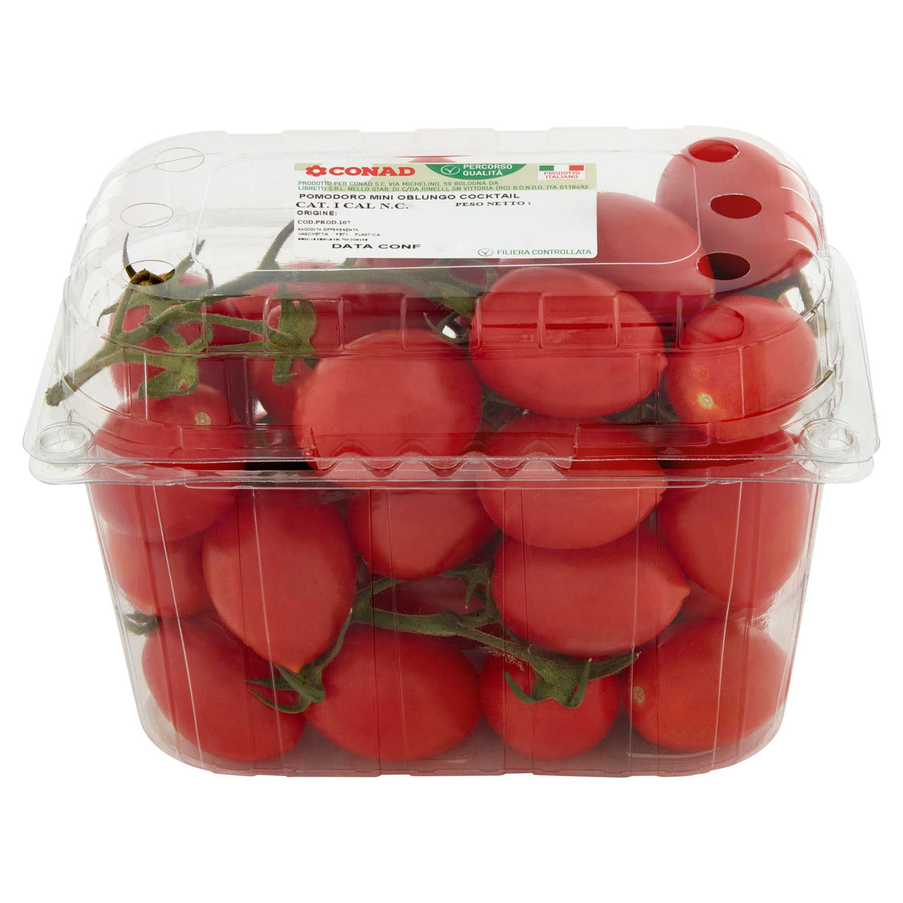 Conad Percorso Qualità Pomodoro Mini Oblungo Cocktail Italia 1 Kg