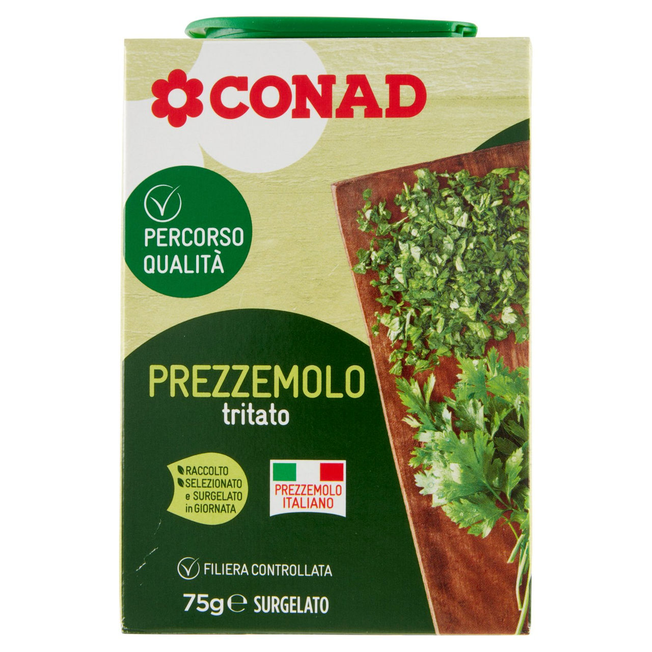 CONAD Percorso Qualità Prezzemolo tritato Surgelato 75 g