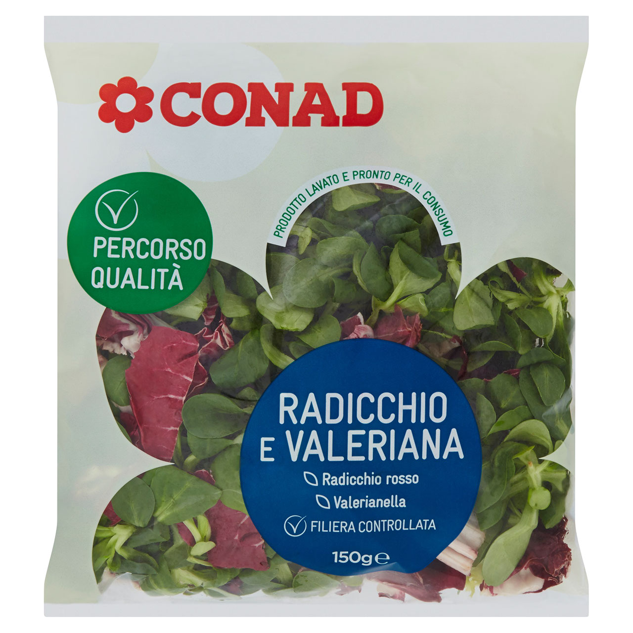 Radicchio e Valeriana 150 g Conad