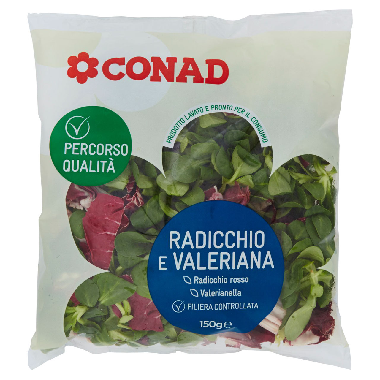 Radicchio e Valeriana 150 g Conad