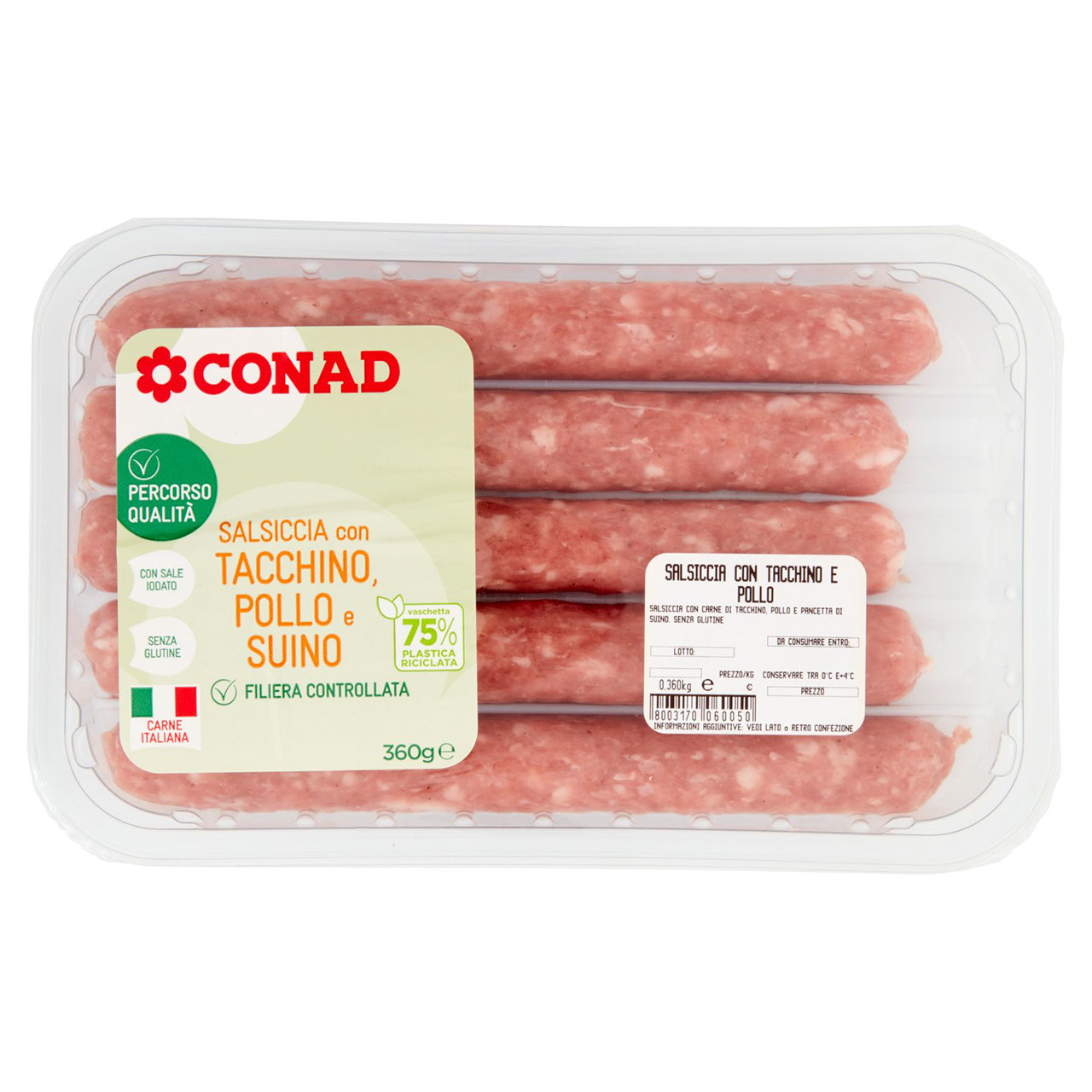 Salsiccia di Tacchino e Pollo Conad online