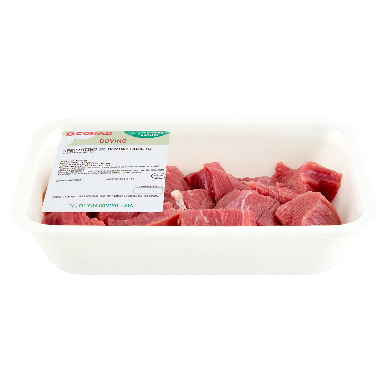 CONAD Percorso Qualità Spezzatino di Bovino Adulto