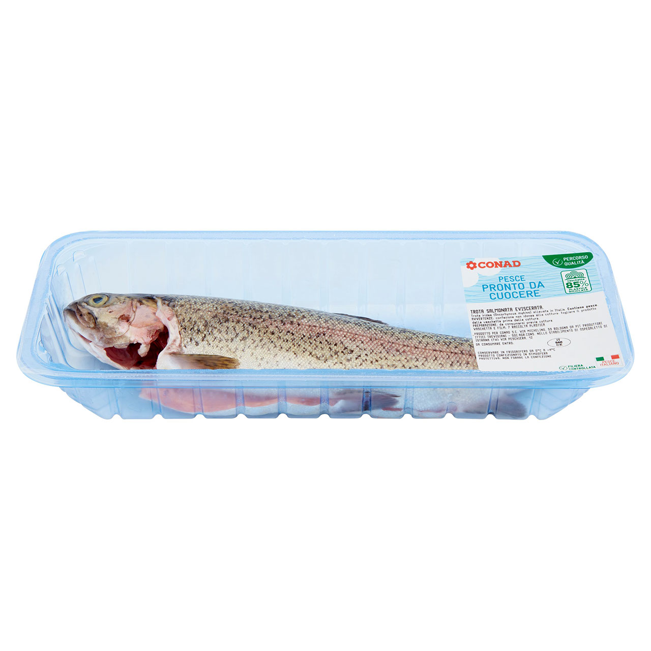 CONAD Percorso Qualità Trota Salmonata Eviscerata