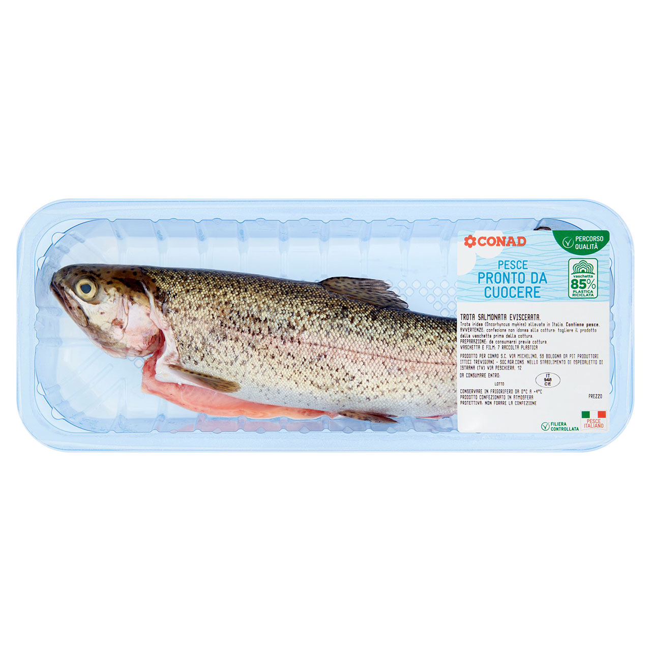 CONAD Percorso Qualità Trota Salmonata Eviscerata