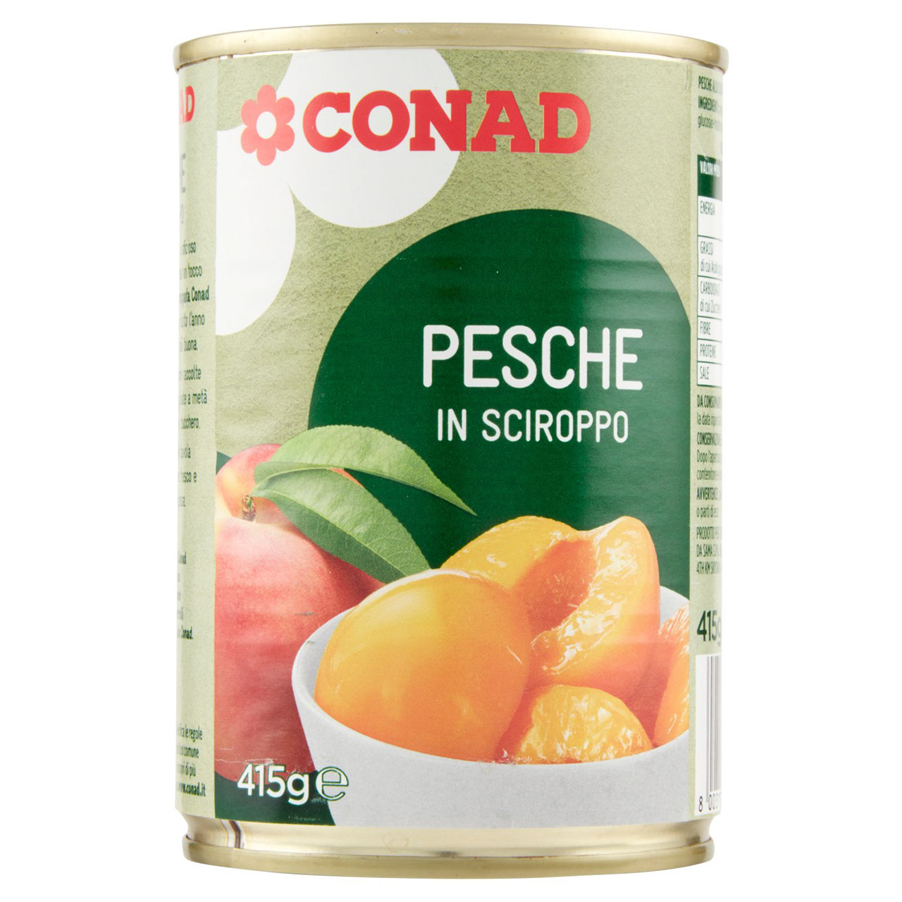 Pesche in Sciroppo 415 g Conad in vendita online