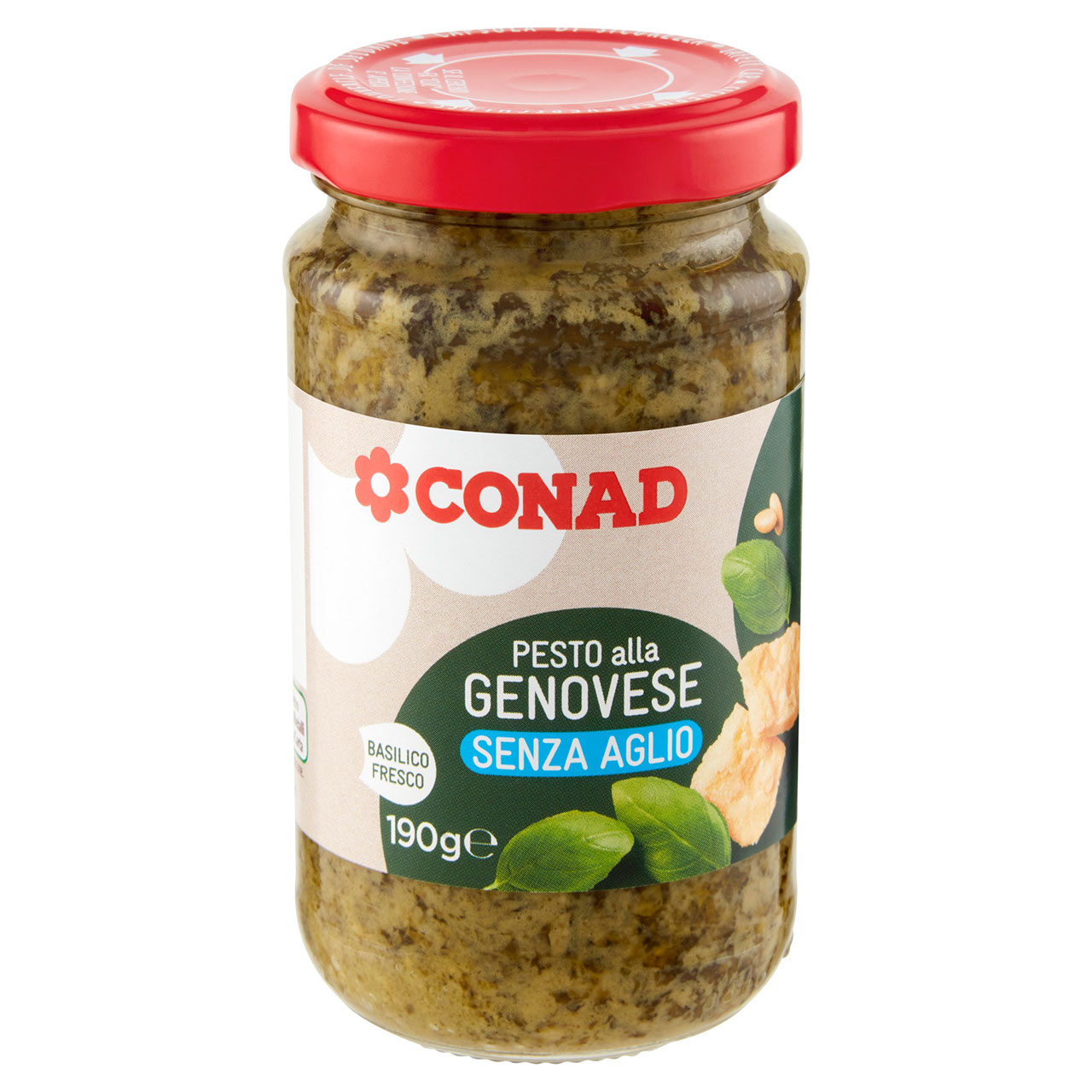 Pesto alla Genovese Senza Aglio 190 g Conad