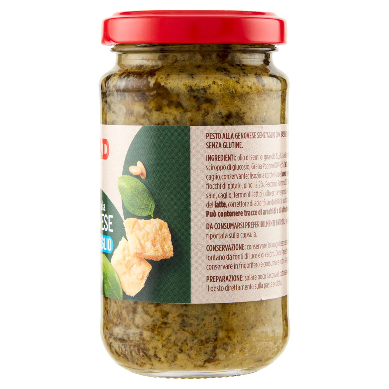 Pesto alla Genovese Senza Aglio 190 g Conad