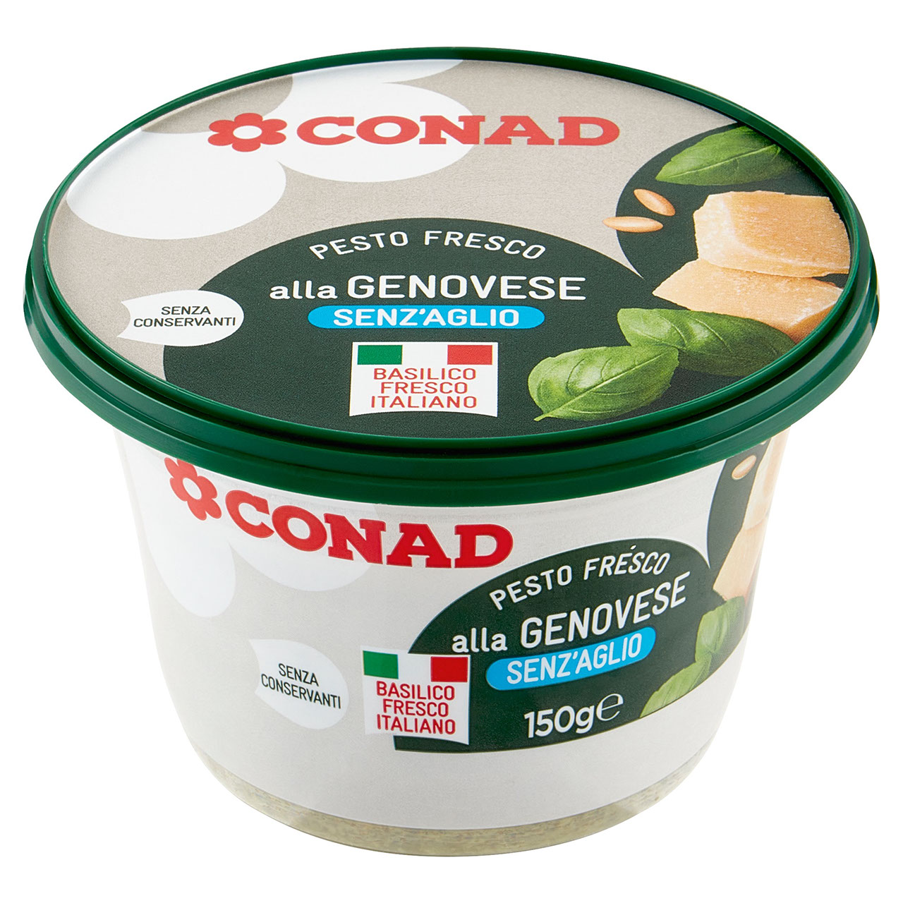 Pesto Fresco alla Genovese Senz'Aglio 150 g Conad