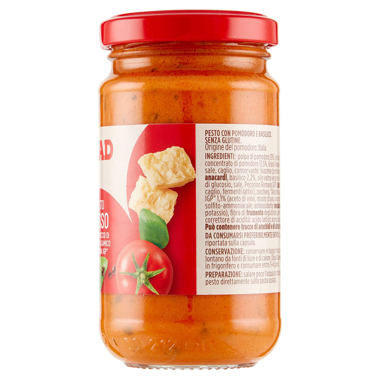 Pesto Rosso 190 g Conad in vendita online