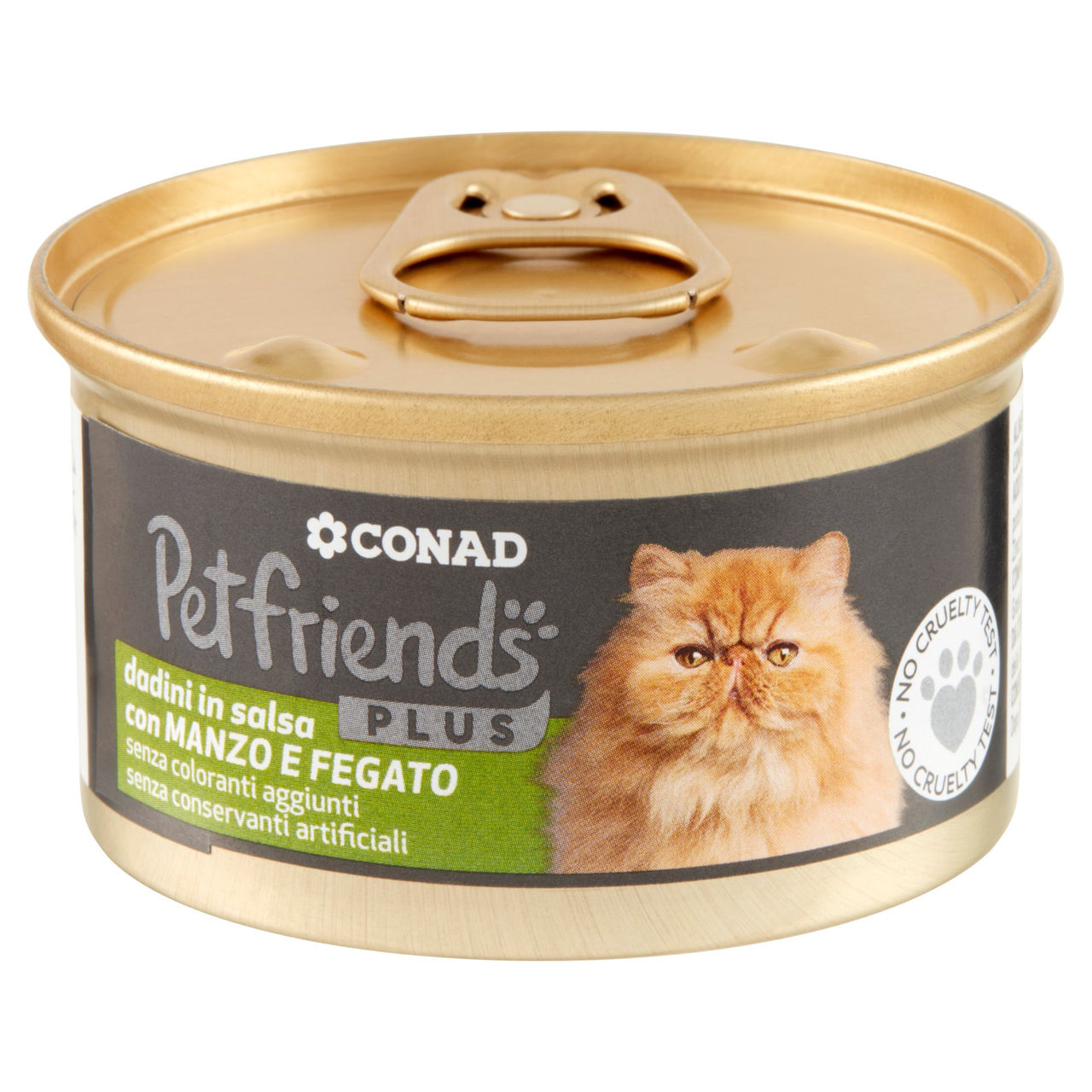 CONAD Petfriends Plus Dadini in salsa con Manzo e Fegato 85 g