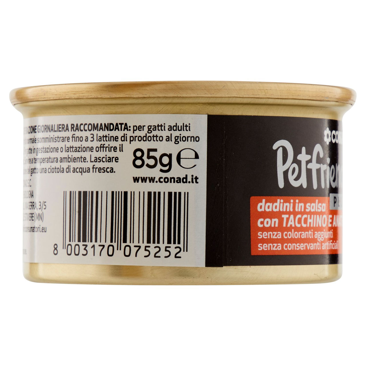 Petfriends Plus Dadini Tacchino e Anatra 85g Conad