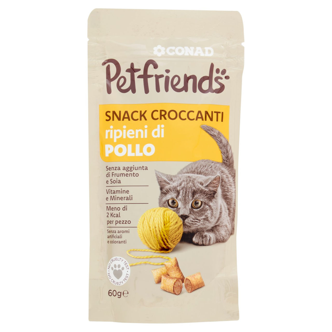 Snack Croccanti Pollo 60 g Petfriends Conad