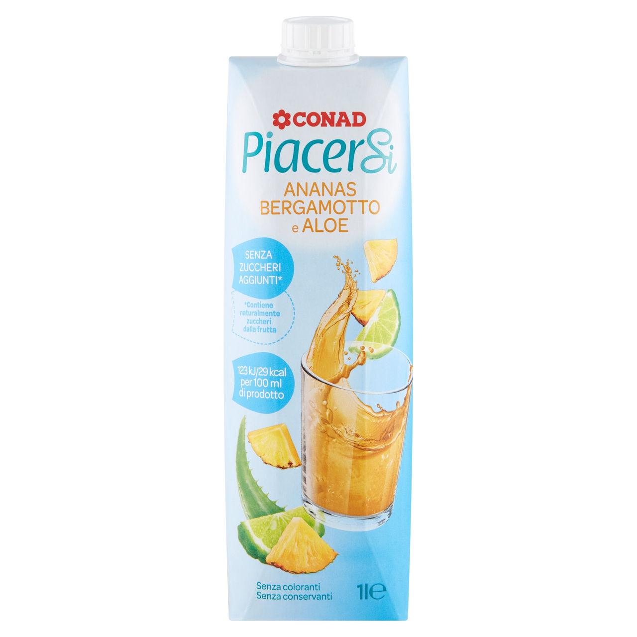 CONAD Piacersi Ananas Bergamotto e Aloe 1 l