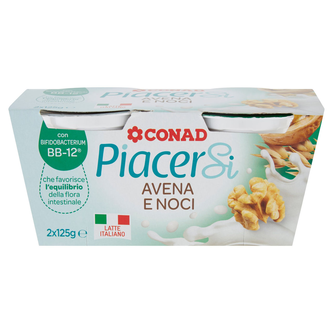 Piacersi Avena e Noci 2x125 g Conad vendita online