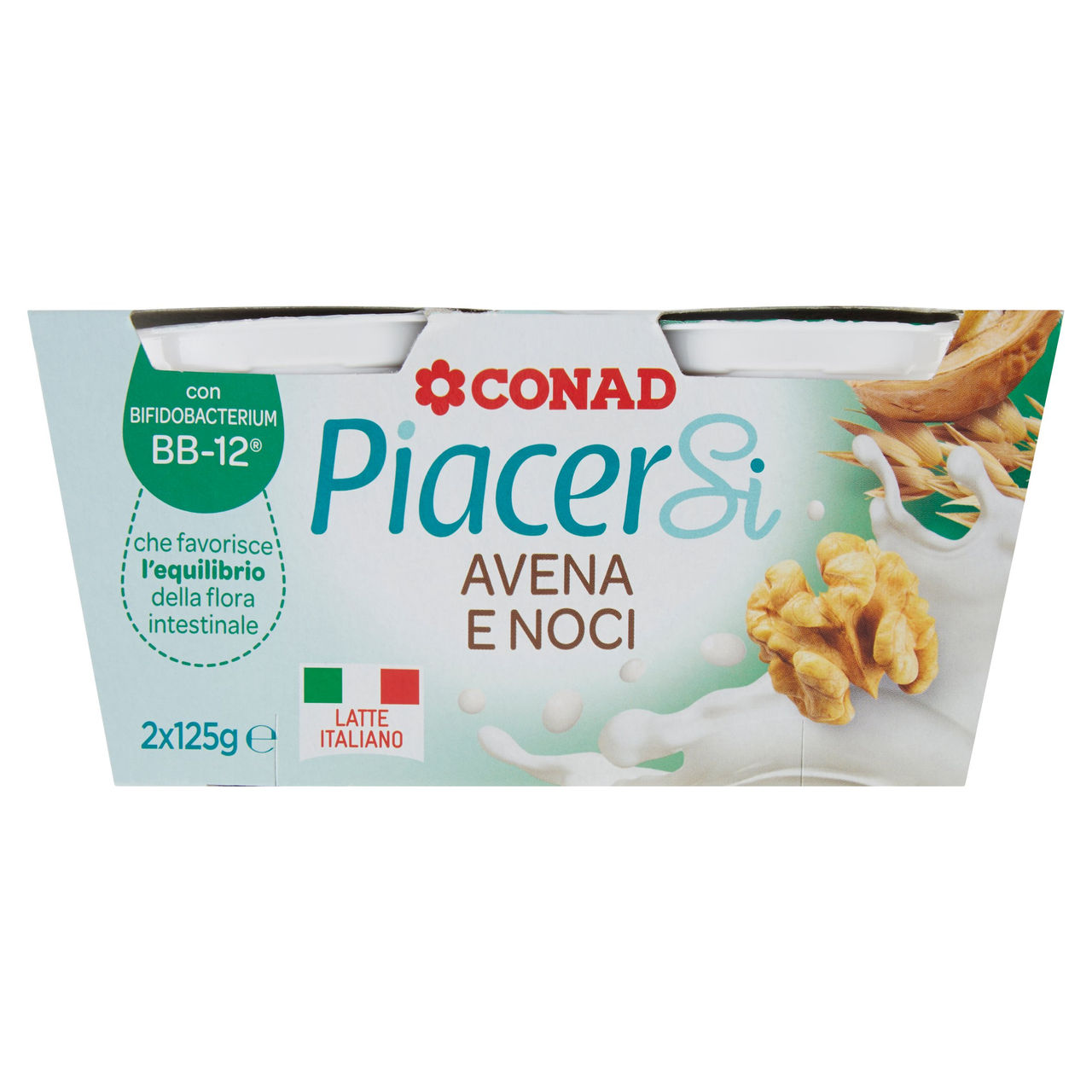 Piacersi Avena e Noci 2x125 g Conad vendita online