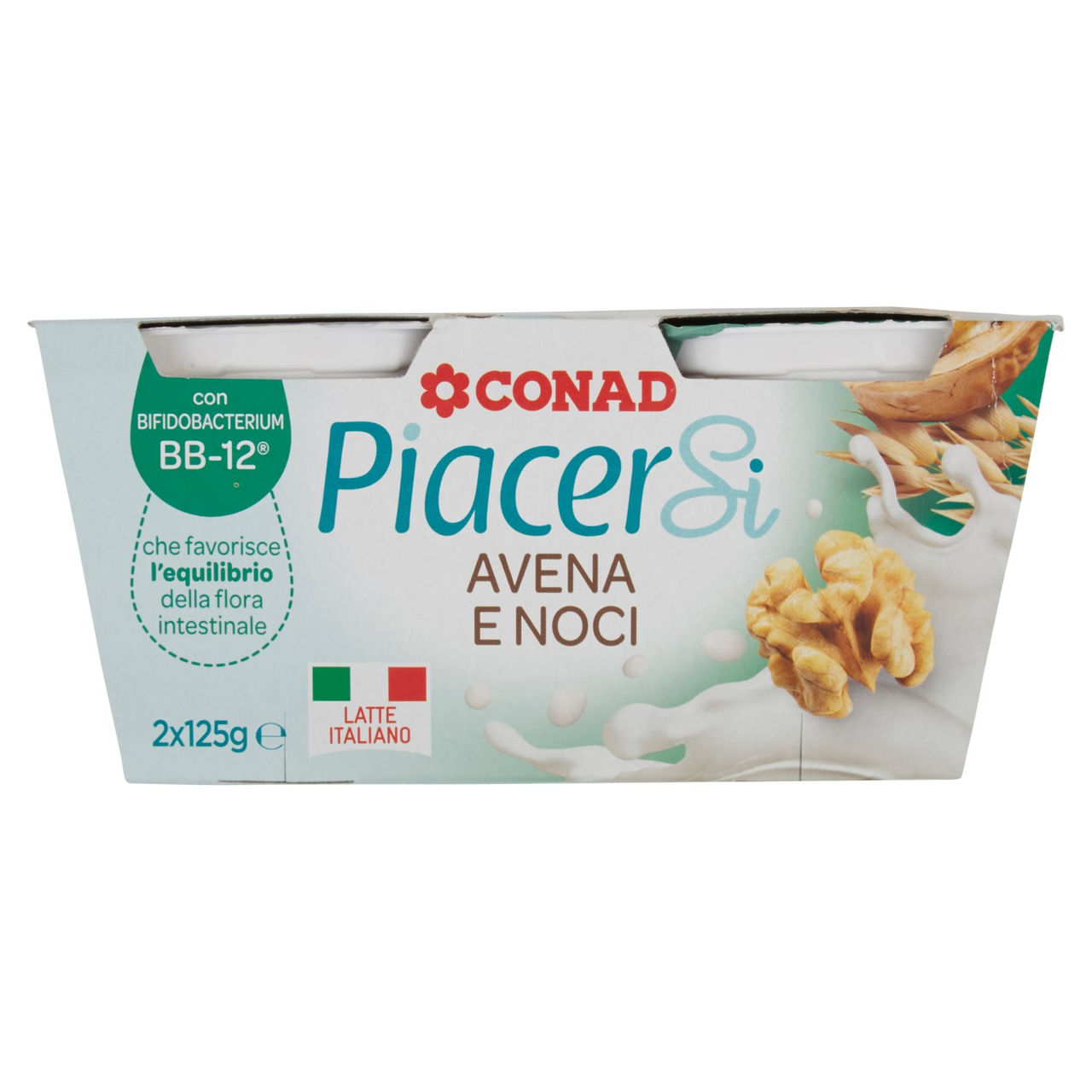 Piacersi Avena e Noci 2x125 g Conad vendita online