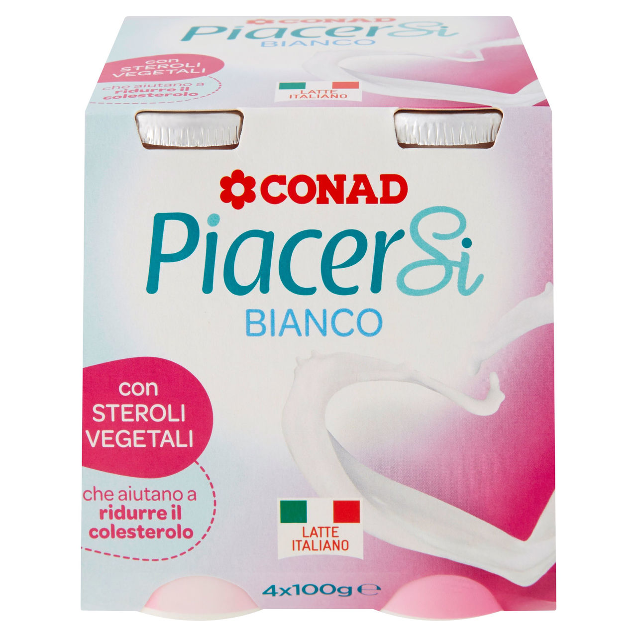 CONAD Piacersi Bianco 4 x 100 g