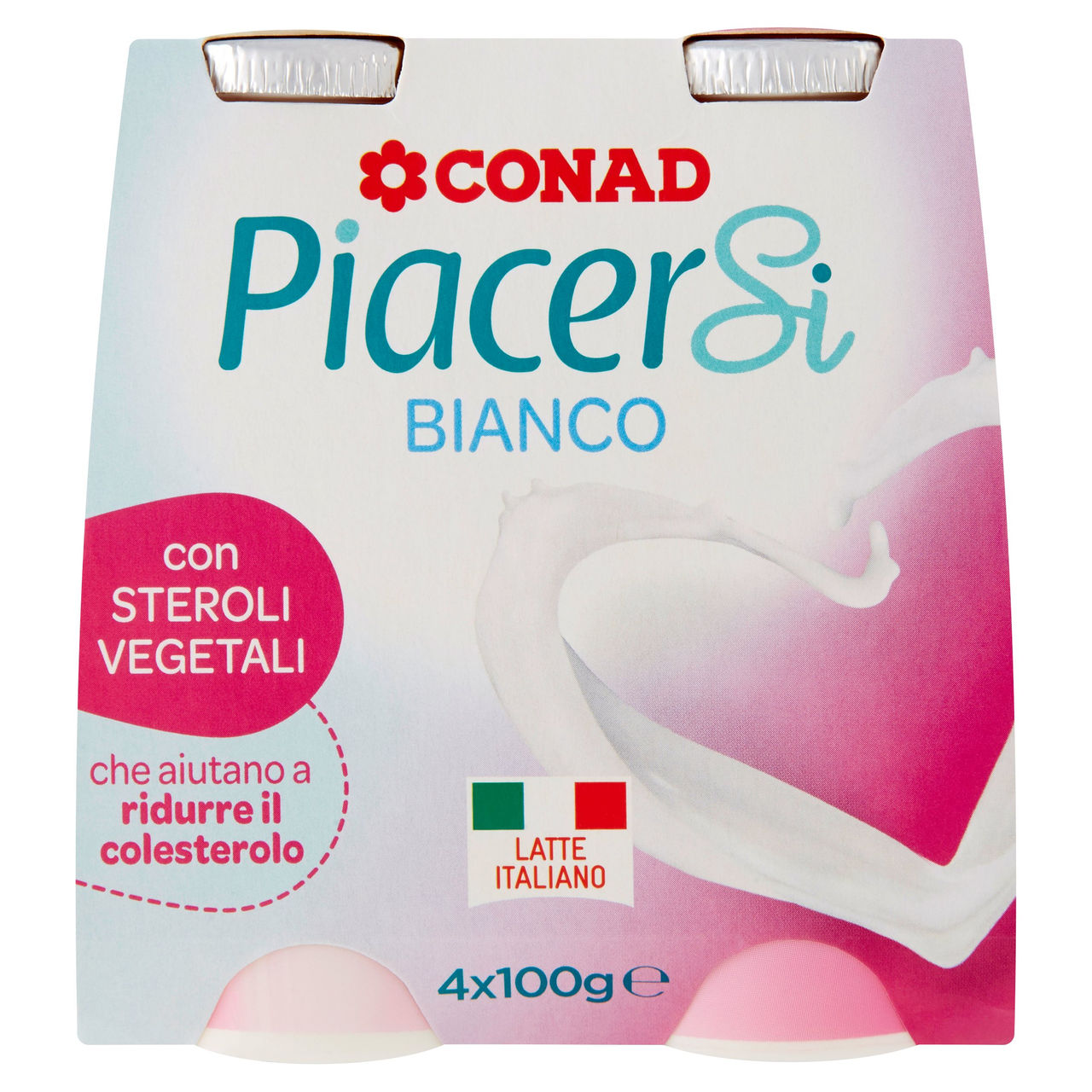 CONAD Piacersi Bianco 4 x 100 g