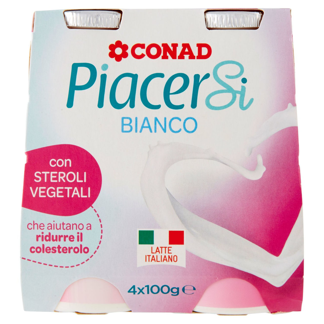 CONAD Piacersi Bianco 4 x 100 g