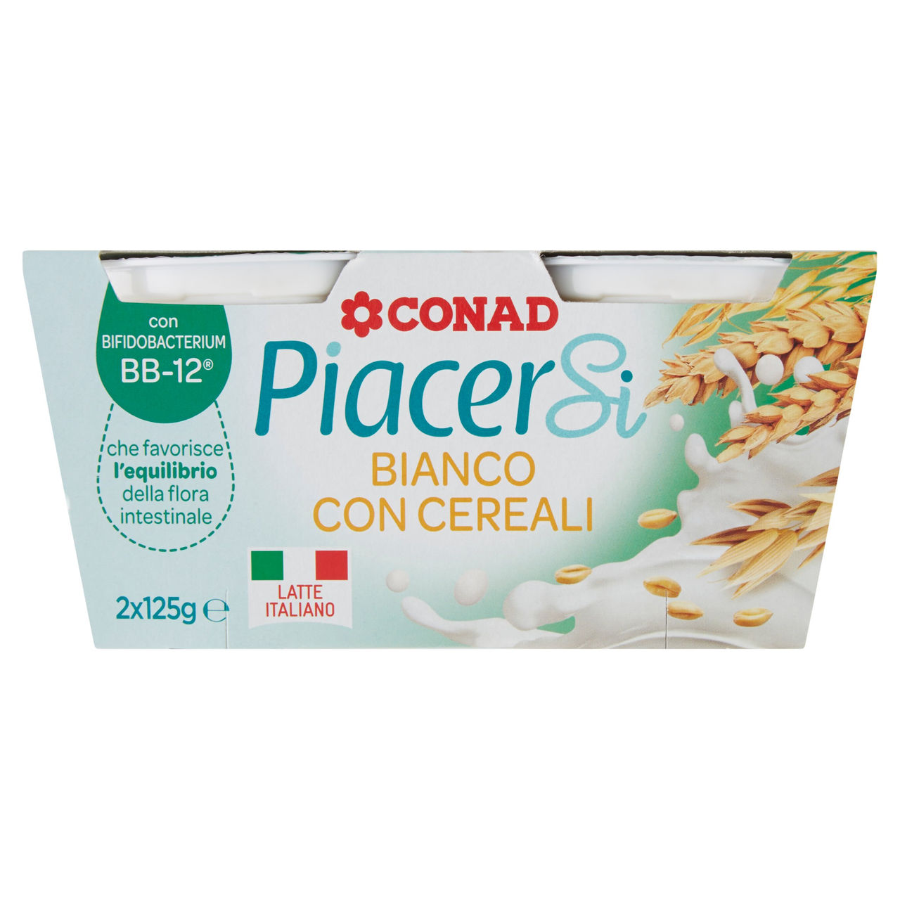 Bianco con Cereali 2x125 g Conad in vendita online