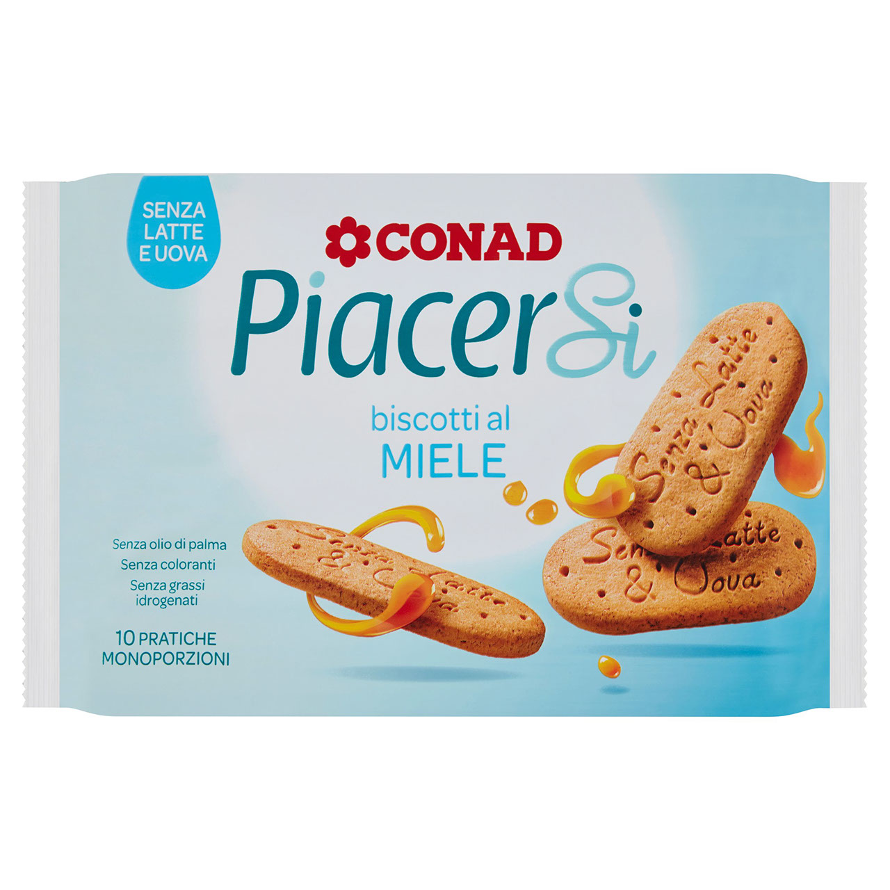 Biscotti al Miele 10 Pratiche Monoporzioni 300 g