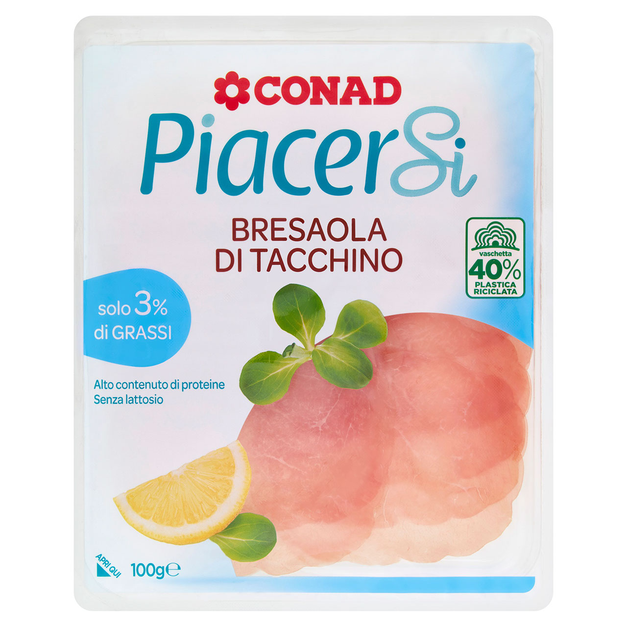 CONAD Piacersi Bresaola di Tacchino 100 g