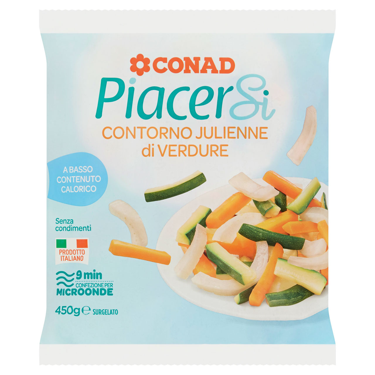 Piacersi Contorno Julienne di Verdure Surgelato