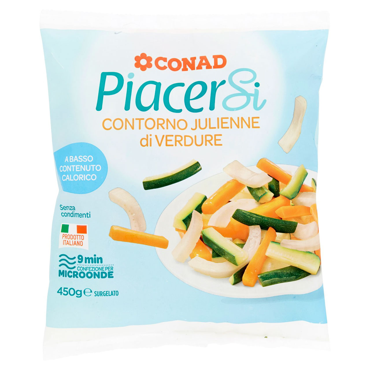 Piacersi Contorno Julienne di Verdure Surgelato