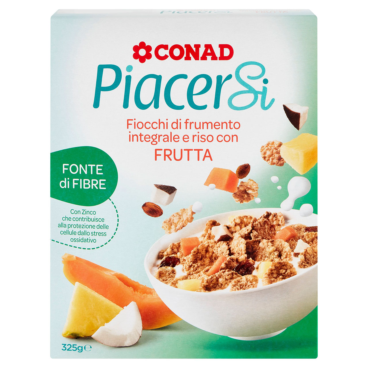 Fiocchi di Frumento Riso Frutta Vitamine Conad