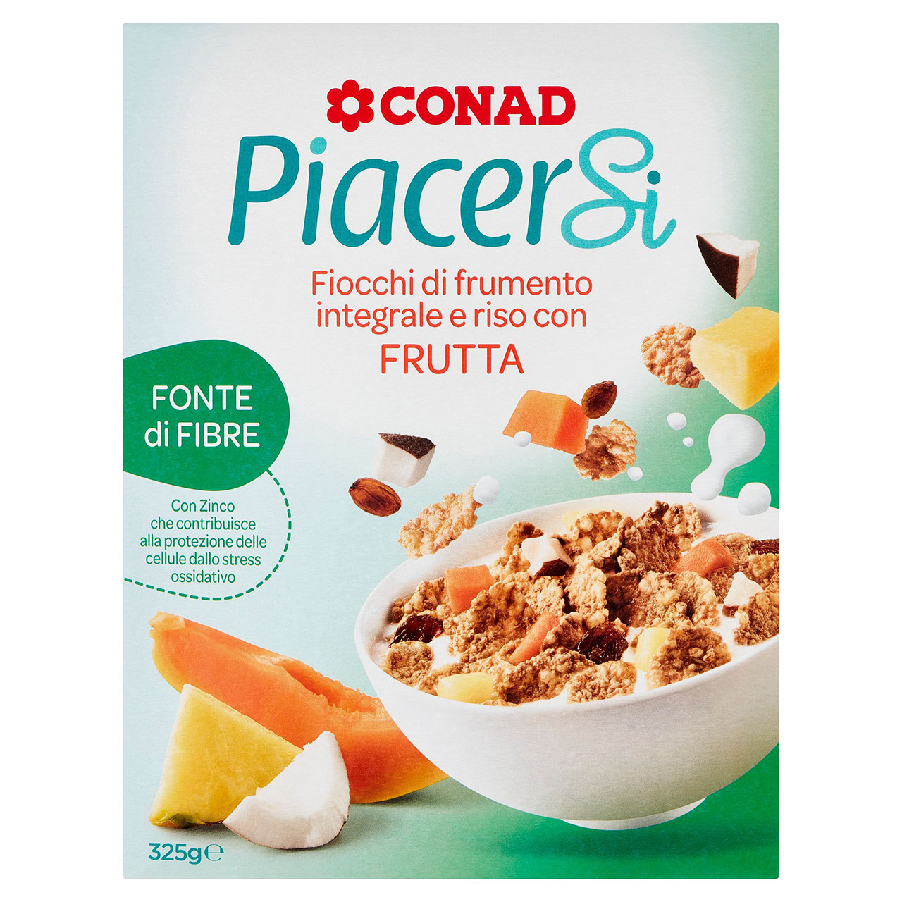 Fiocchi di Frumento Riso Frutta Vitamine Conad