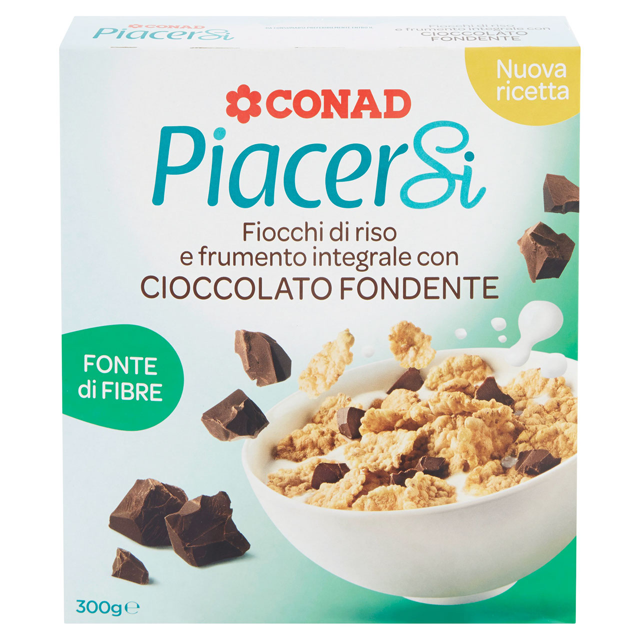 Fiocchi Riso e Frumento con Cioccolato 300 g Conad