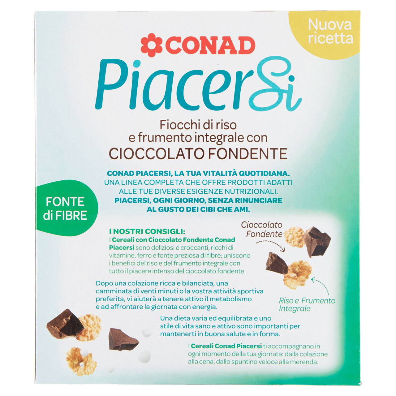 Fiocchi Riso e Frumento con Cioccolato 300 g Conad