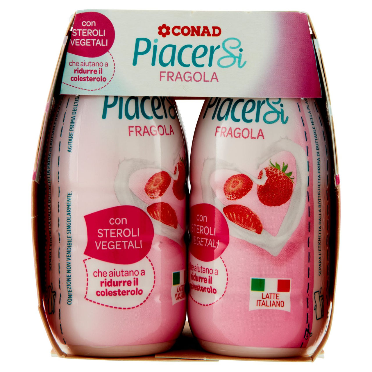 CONAD Piacersi Fragola 4 x 100 g