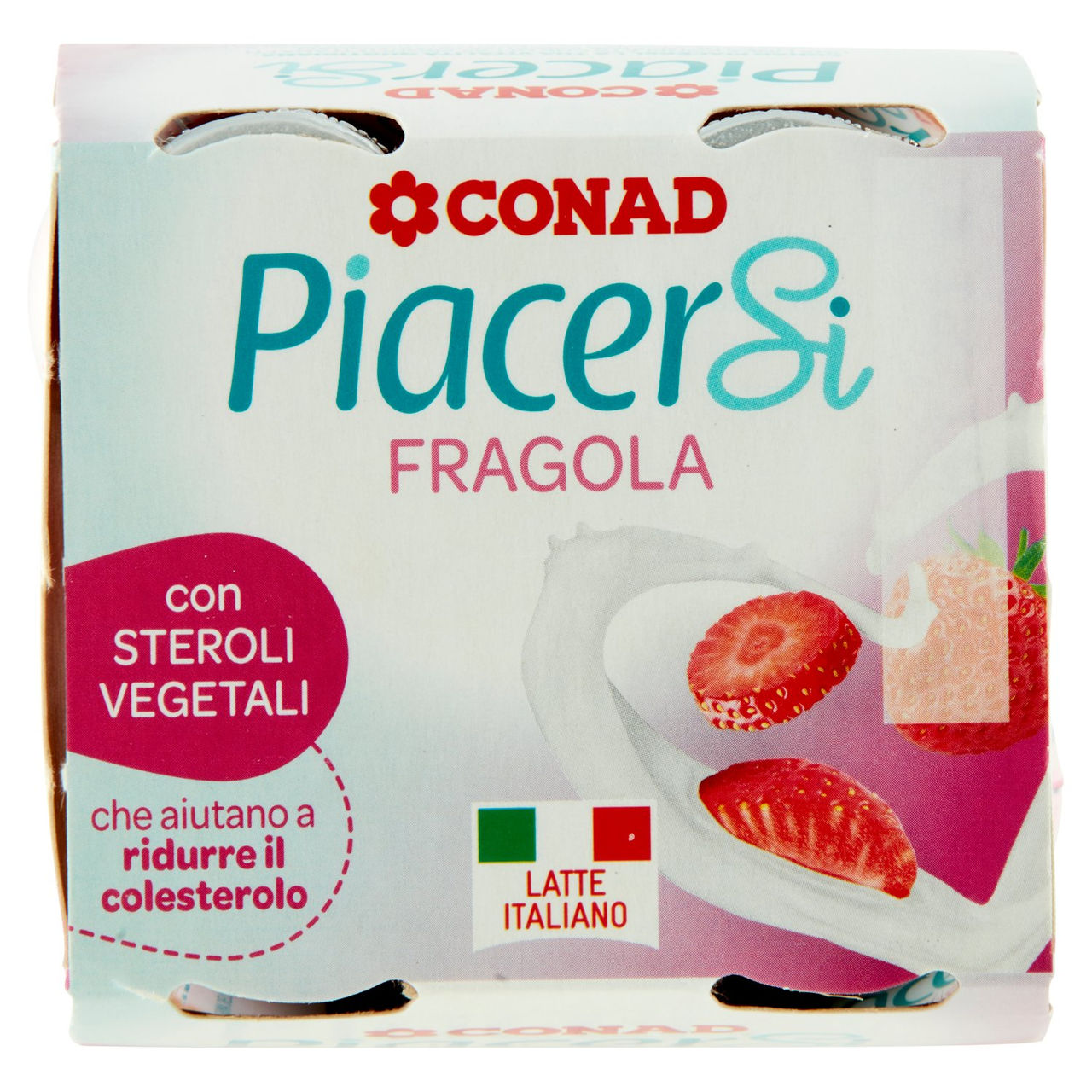 CONAD Piacersi Fragola 4 x 100 g