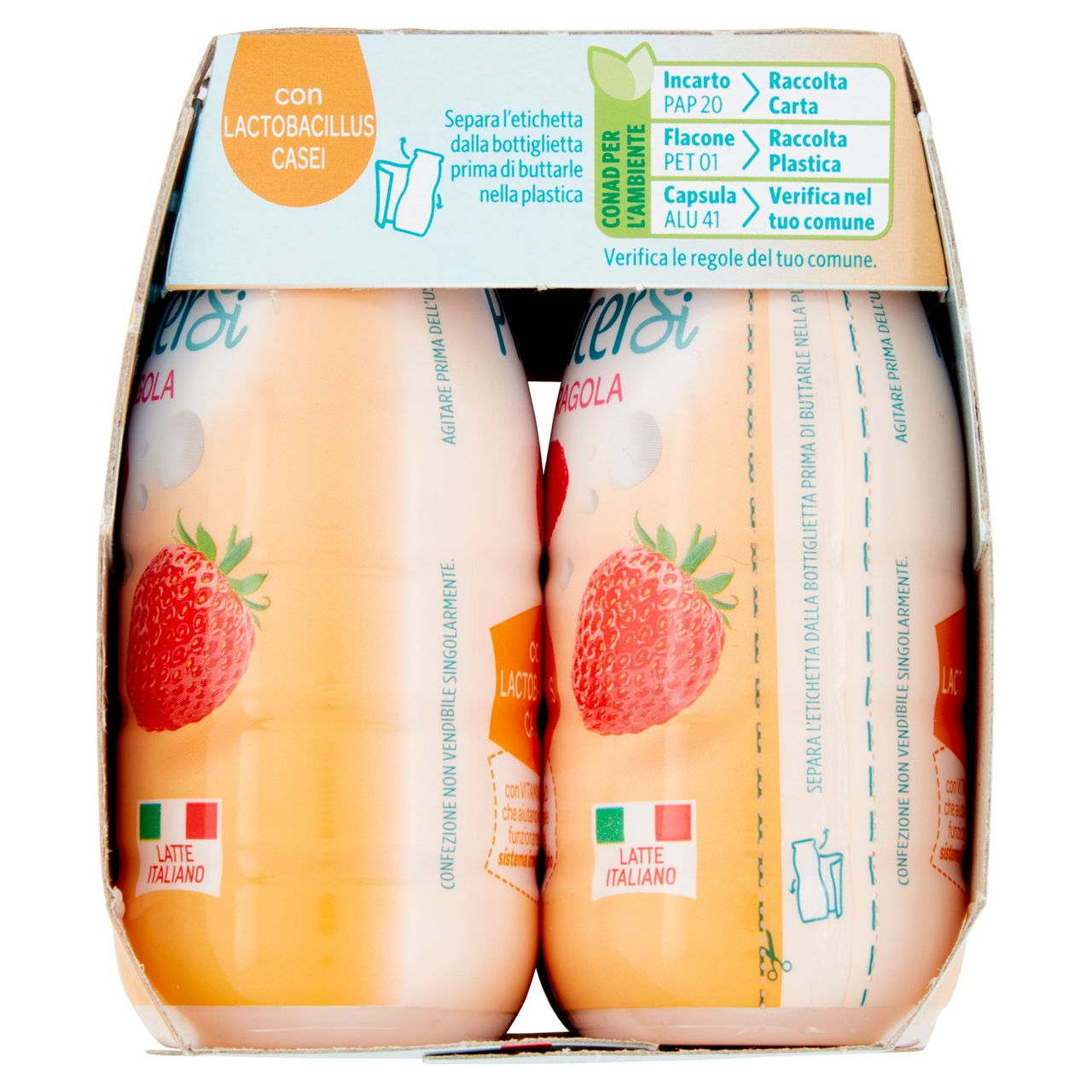 Fragola 6 x 100 g Conad in vendita online