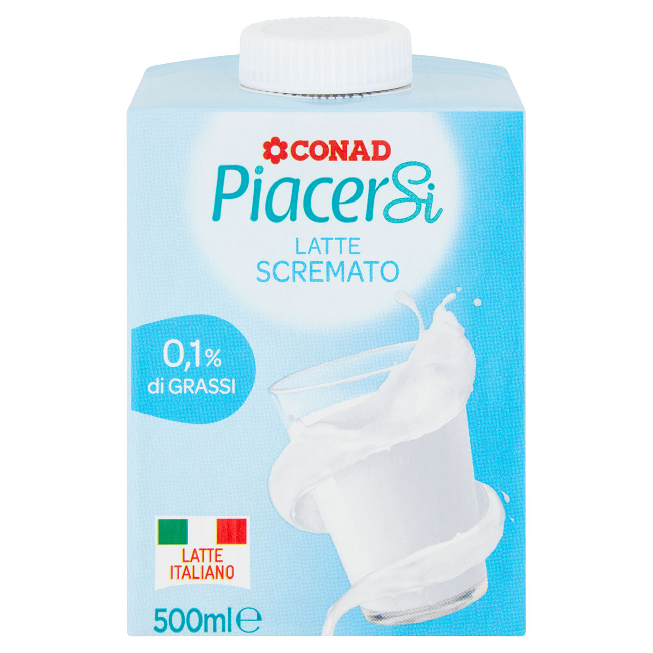 Piacersi Latte scremato 500 ml Conad