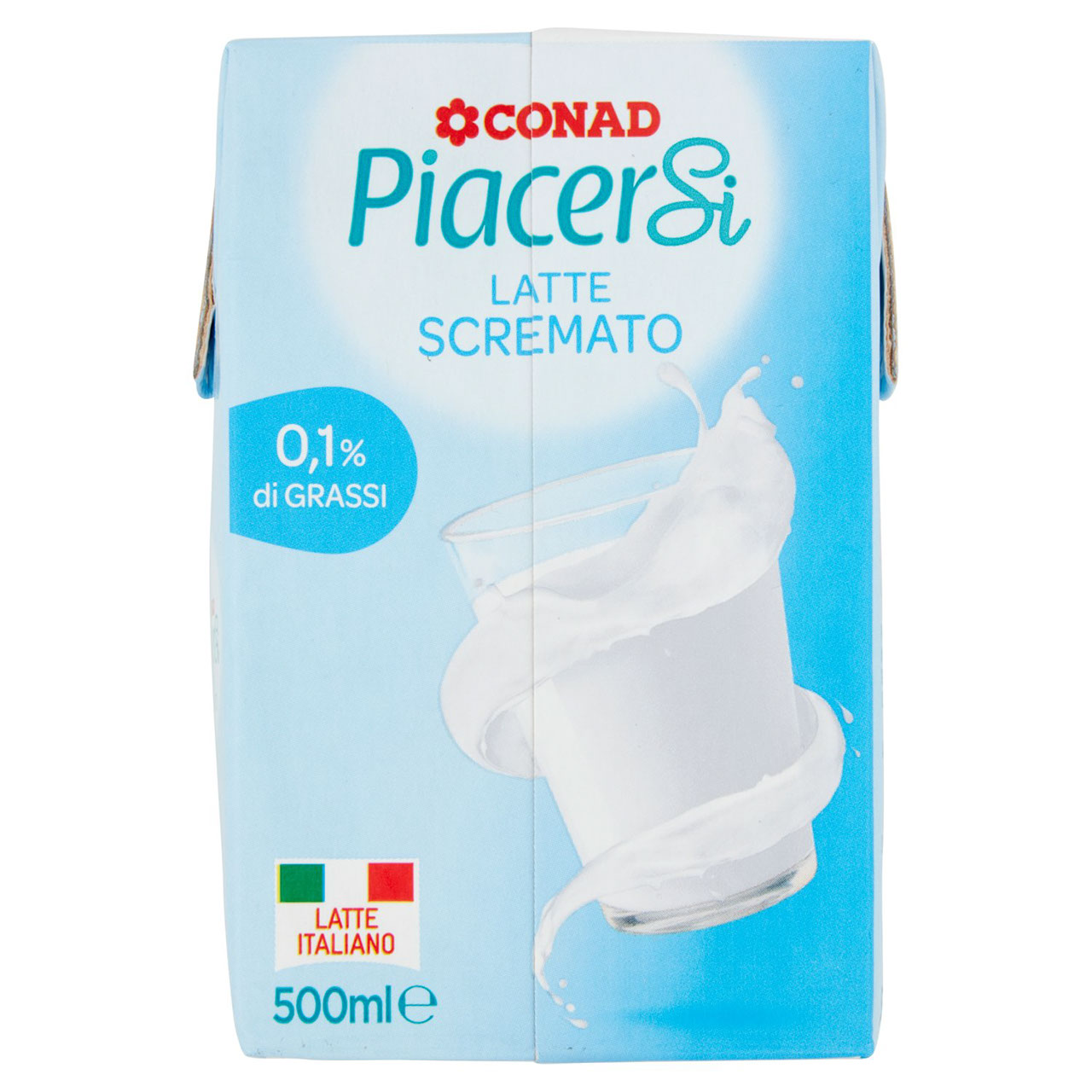 Piacersi Latte scremato 500 ml Conad