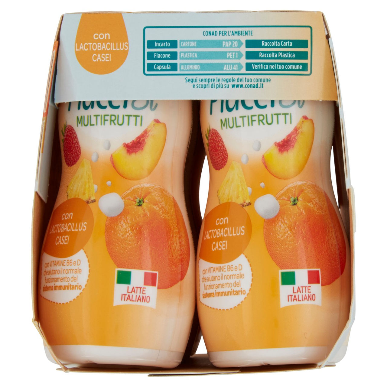 Piacersi Multifrutti 6x100g Conad vendita online