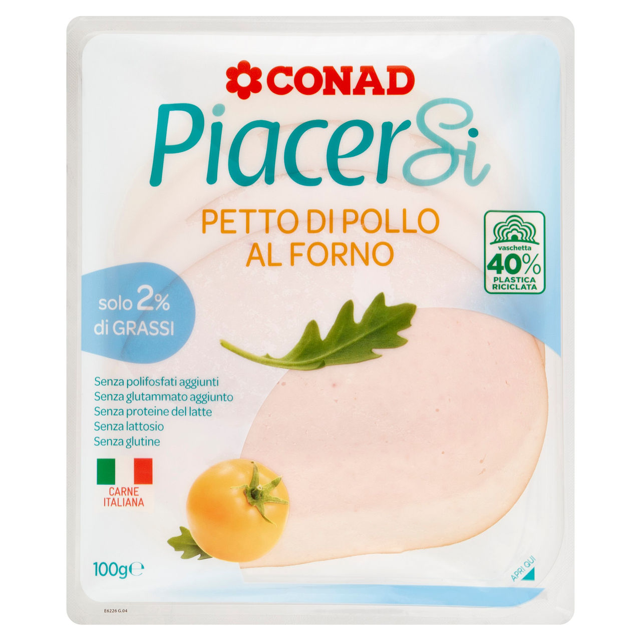 Petto di Pollo al Forno 100g Conad Piacersi online