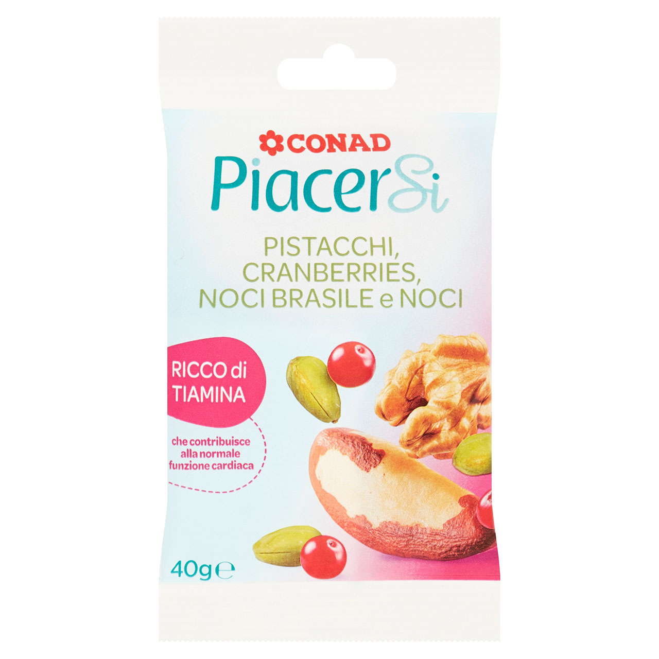 Pistacchi, Cranberries, Noci Miste 40g Conad