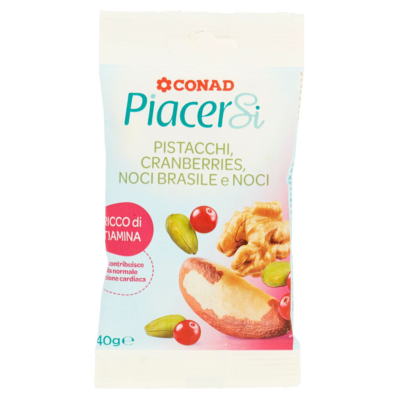 Pistacchi, Cranberries, Noci Miste 40g Conad