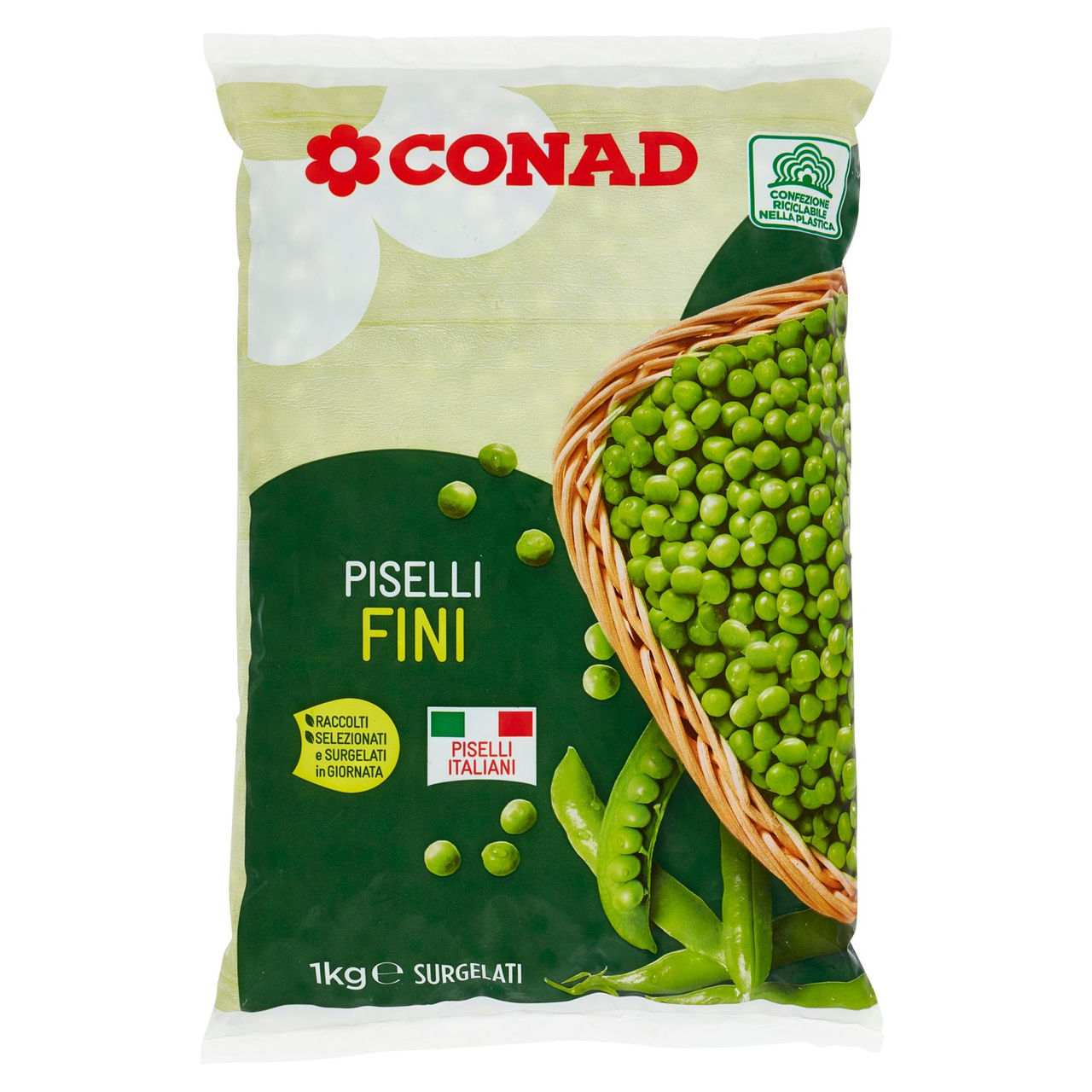 Piselli fini surgelati kg. 1 Conad vendita online