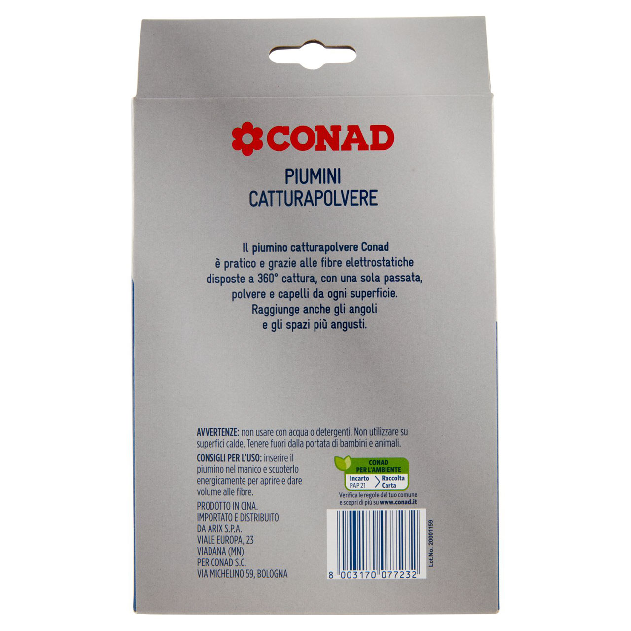 CONAD Piumini Catturapolvere 10 Rcariche