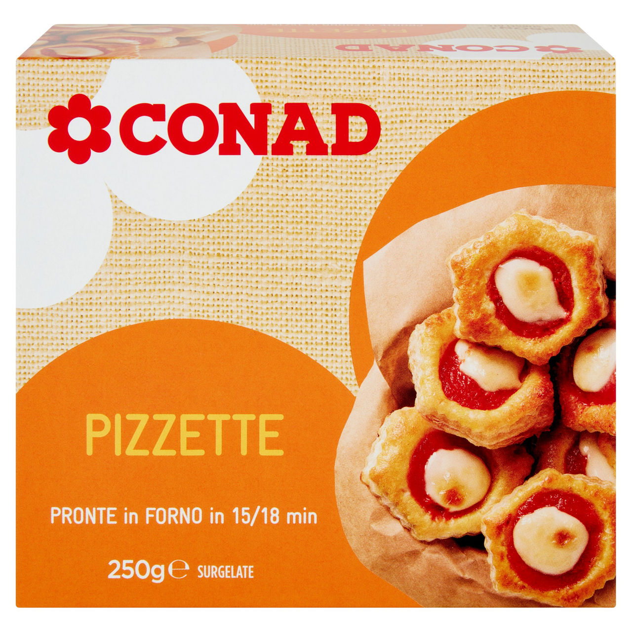 Pizzette Surgelate 250 g Conad