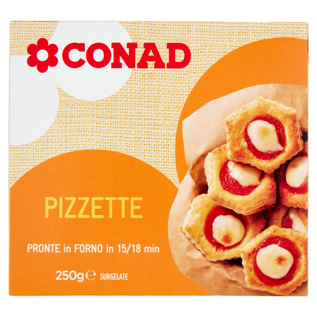 Pizzette Surgelate 250 g Conad