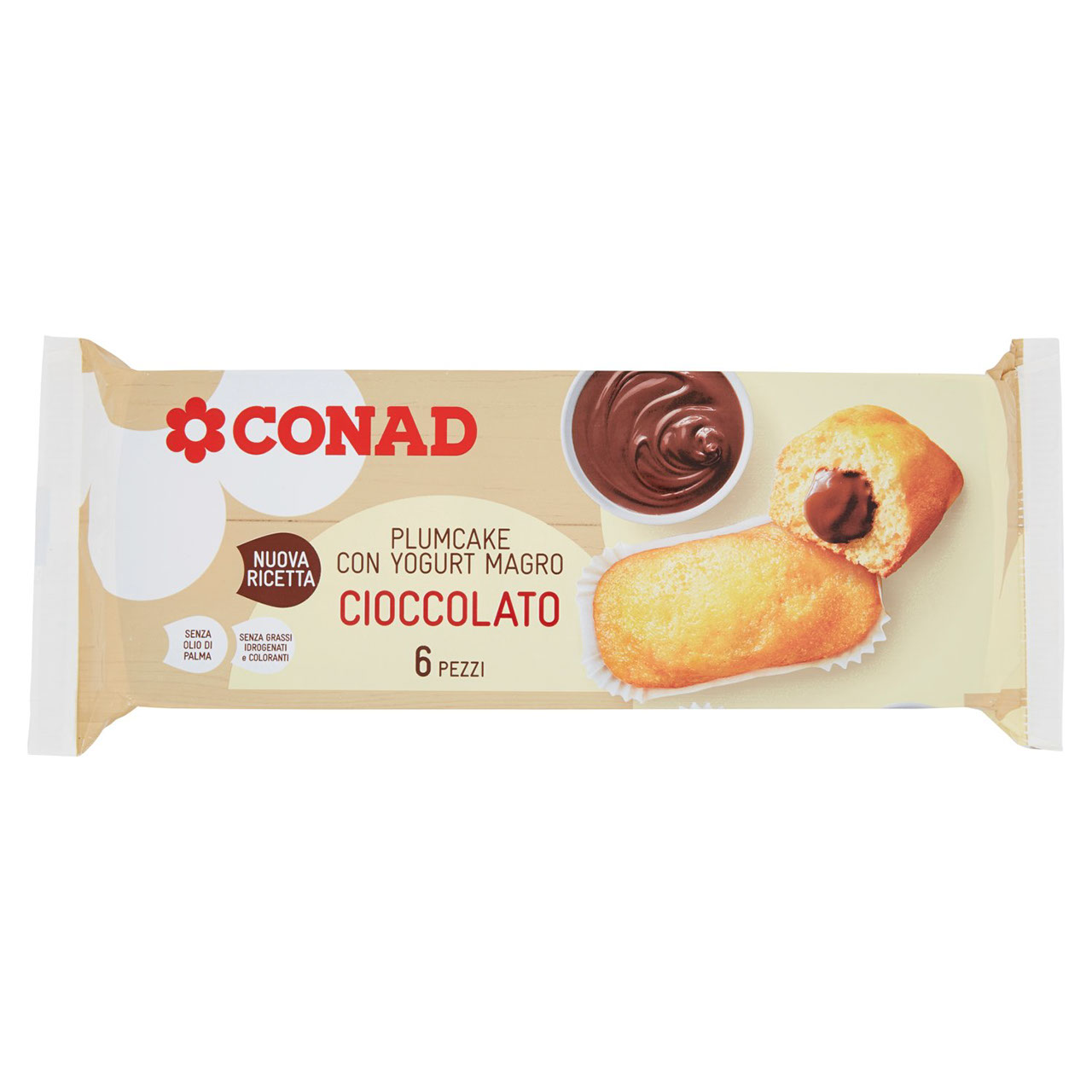 Plumcake con Yogurt Magro e Cioccolato 228 g Conad