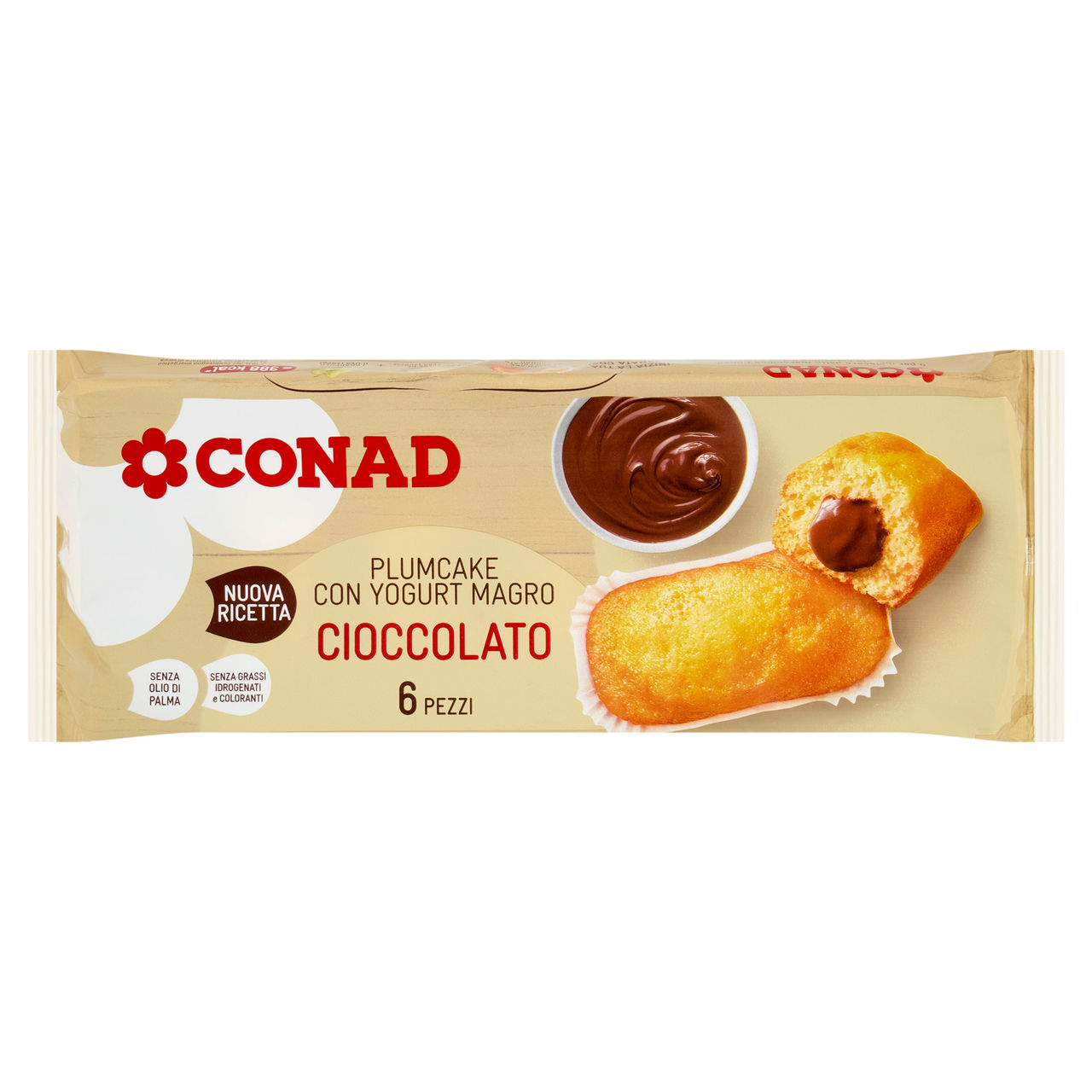 Plumcake con Yogurt Magro e Cioccolato 228 g Conad